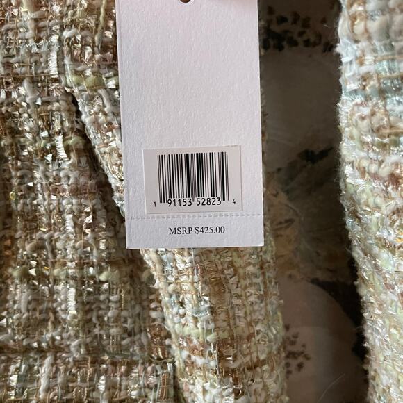 NEW Jason Wu Sparkling Tweed Blazer Coat Dress Size Small - Picture 7 of 8